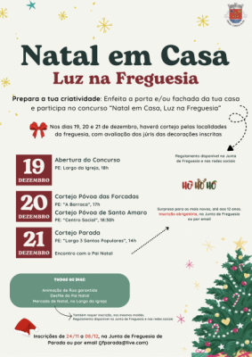 Concurso "Natal em Casa, Luz na Freguesia"