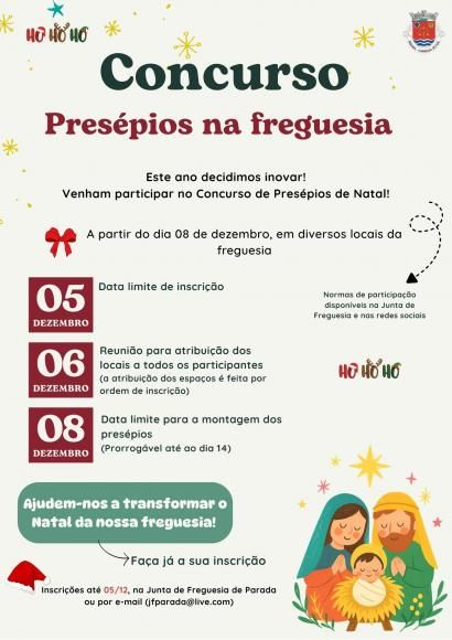 Concurso "Pres&eacute;pios na Freguesia"